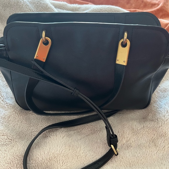 Black and cream Marc Jacobs crossbody. Great size, beautiful colors. - Picture 4 of 5
